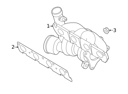 Turbo Charger for 2012 Volkswagen Golf R #1