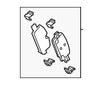 87862858 - Brakes: Brake Pads for GM Image