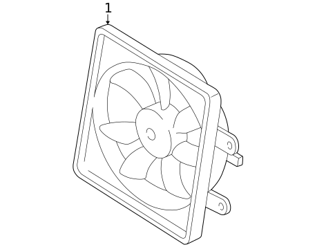 Cooling Fan for 1999 Mazda 626 #0