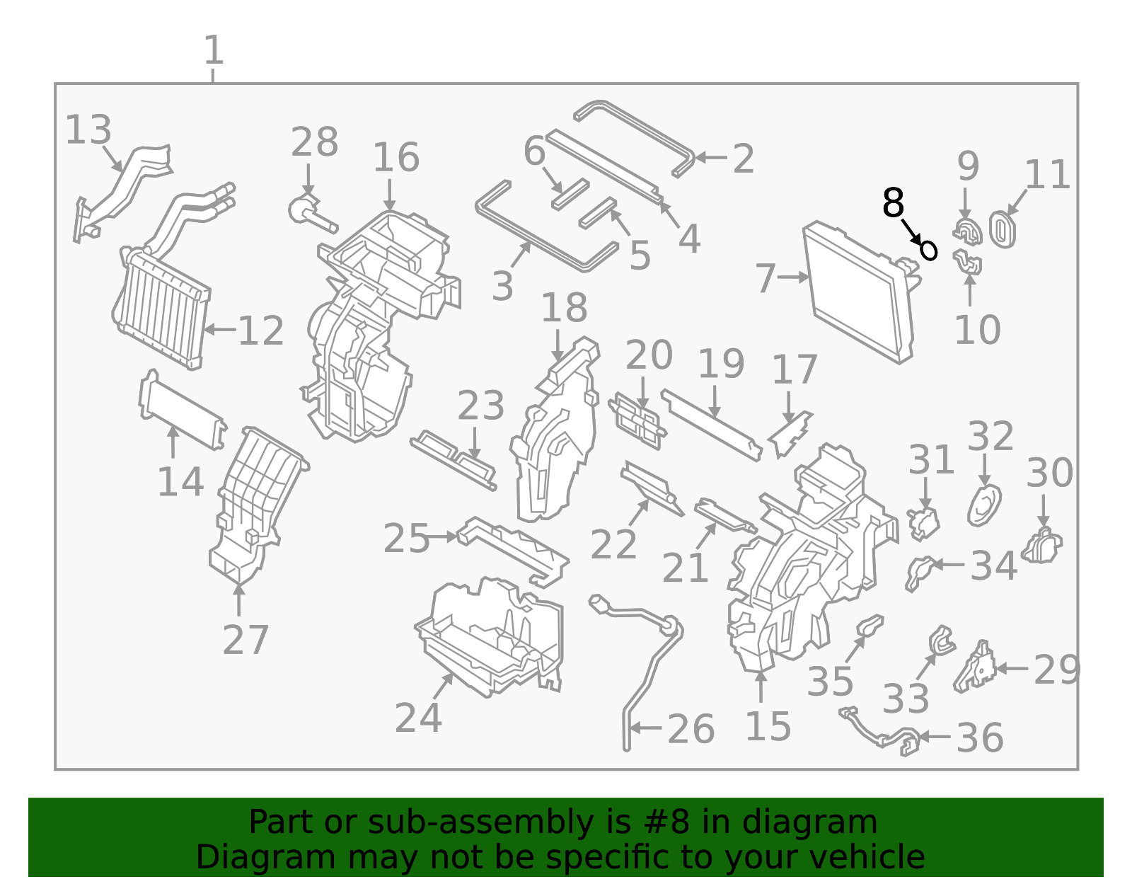 97141-4H900 - Evaporator Core O-Ring 2016-2025 Kia | Kia.Parts Store