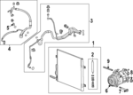 86515474 - HVAC: Condenser for Buick: Enclave | Chevrolet: Traverse | GMC: Acadia Image