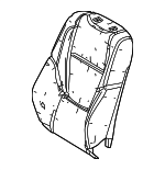 7155160B10 - Body: Seat Back Pad for Toyota Image