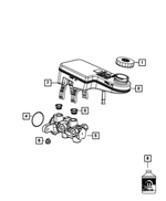 68183966AB - : Brake Master Cylinder for Mopar Image