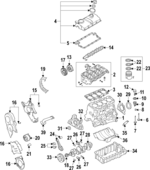 3L103011AG - : Cylinder Block for Audi: A3 Image