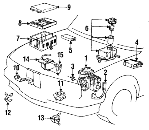 Components On Dash Panel for 1986 BMW 325e #0
