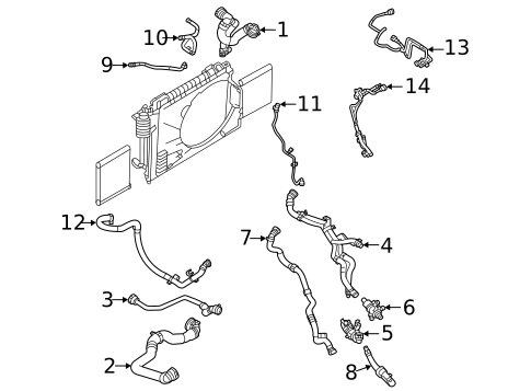 Hoses & Lines for 2020 Land Rover Range Rover #0