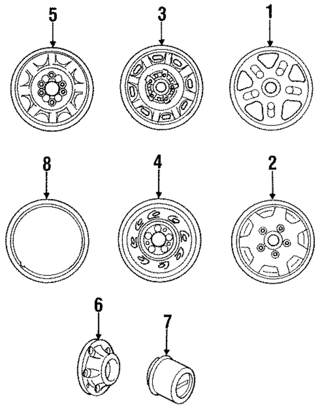 ZZL037190 - : Center Cap for Mazda Image