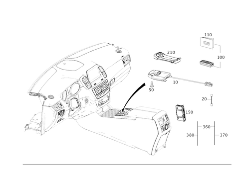 Car Telephone for 2016 Mercedes-Benz GLE 450 AMG&reg; #0