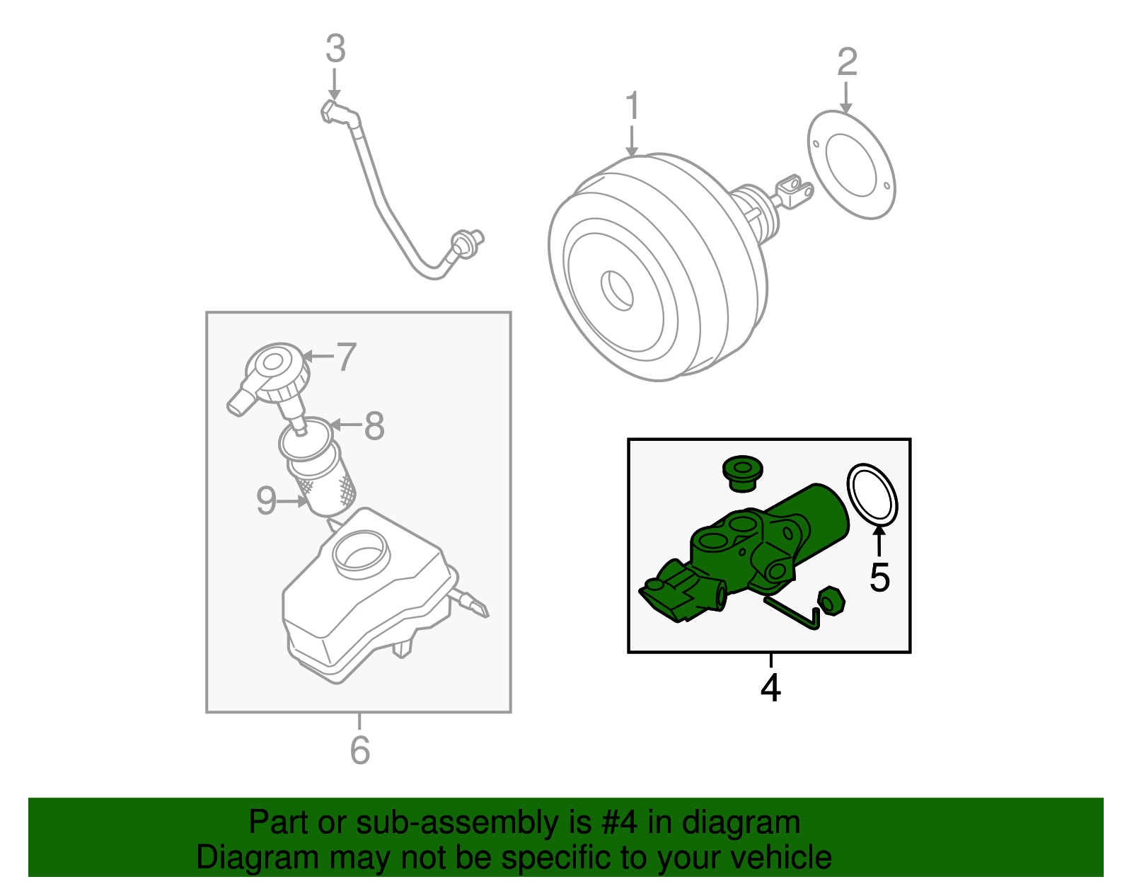 Brake Master Cylinder For BMW Z3 2.8L (1997-2000) – 34-31-6-754-048 W/DSC