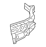2176363900 - Body: Inner Quarter Reinforced for Mercedes-Benz Image