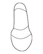 B09264046 - Body: Lid Assembly Cushion for Mazda: 3, 5, 6, 626, 929, CX-3, CX-5, CX-7, CX-9, Miata, Millenia, MX-5 Miata, MX-6, Protege, Protege5 Image