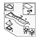 NC7264420J21 - : Console Assembly for Mazda: Miata Image
