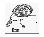 8791007200 - Body: Mirror Assembly for Toyota Image