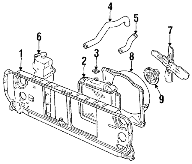 H0069438 - Cooling System: Lower Hose for Mopar Image