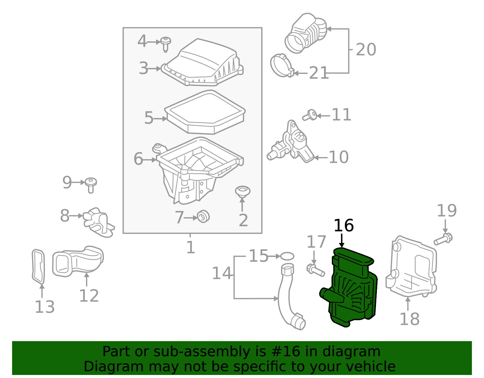 2017-2025 Volvo Air Inlet 32283773 | TascaParts.com