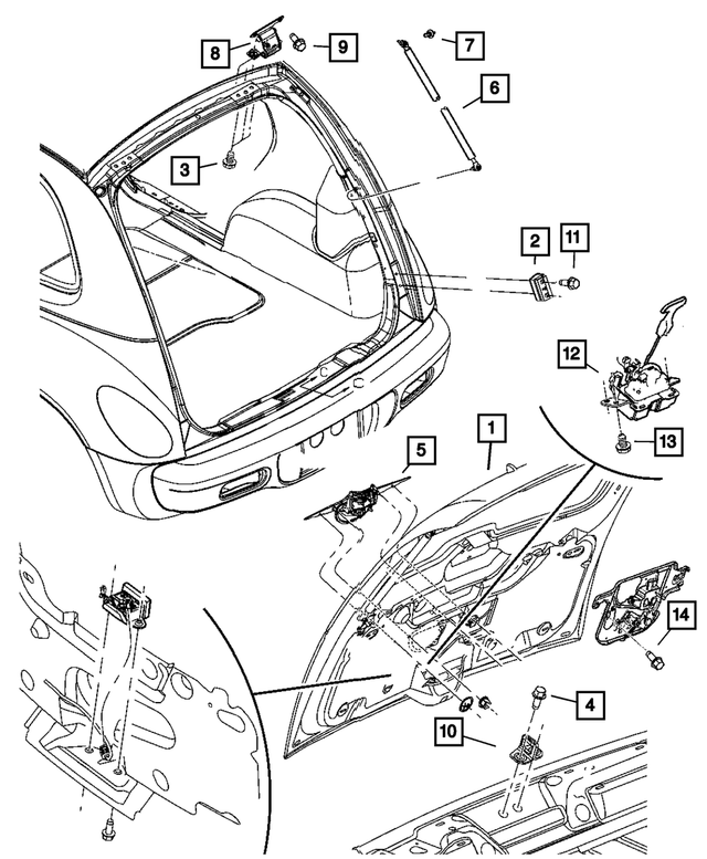 ZK71GBSAD - : Liftgate Handle for Mopar Image