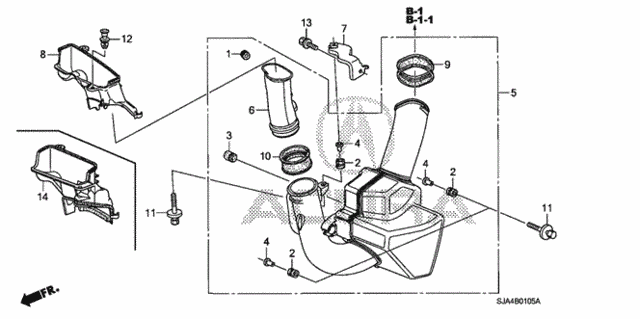 Resonator Chamber for 2012 Acura RL #0