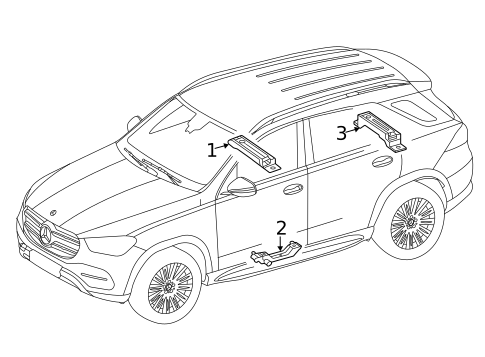 Keyless Entry Components for 2024 Mercedes-Benz GLS 450 #0