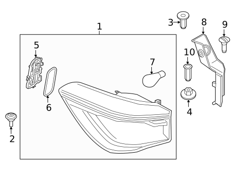 Tail Lamps for 2022 BMW X1 #0