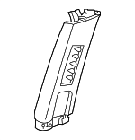 2012-2013 Honda Fit - Garnish Assembly L Center Pillar (Upper) *NH556L* (Grayge)