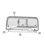 68343605AM - Glass: Backlite Glass for Jeep: Gladiator Image