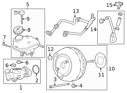 Brake Hydraulics for 2015 Chevrolet Malibu #0