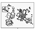 712000Z480B4 - : Seat Assembly for Toyota: Corolla Image