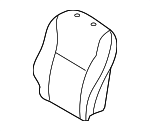 7107402R61B1 - : 2009-2010 Toyota Corolla - Seat Back Cover for Toyota: Corolla Image