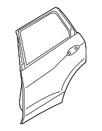 41008497452 - Body: Door Shell for BMW: X6 Image