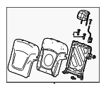95089851 - Body: Seat Back Assembly for GM Image