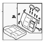 890043E011FC4 - Body: Seat Assembly for Kia: Sorento Image