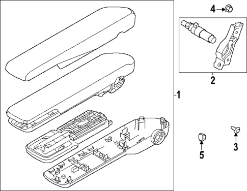 Armrest for 2025 Volvo EX90 #0