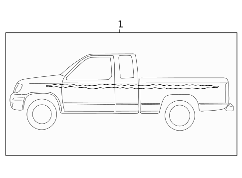 Stripe Tape for 1998 Nissan Frontier #0