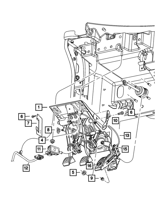 5037288AC - Fuel: Accelerator Cable for Mopar Image