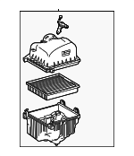 17700F0200 - : 2023-2024 Toyota - Air Cleaner Assembly for Toyota: Grand Highlander, Highlander Image