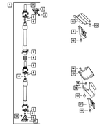 5146292AA - Rear Axle; American Axle 292 MM Single Rear Wheel; Differential and Drive Line: Drive Shaft for Ram: 2500 Image