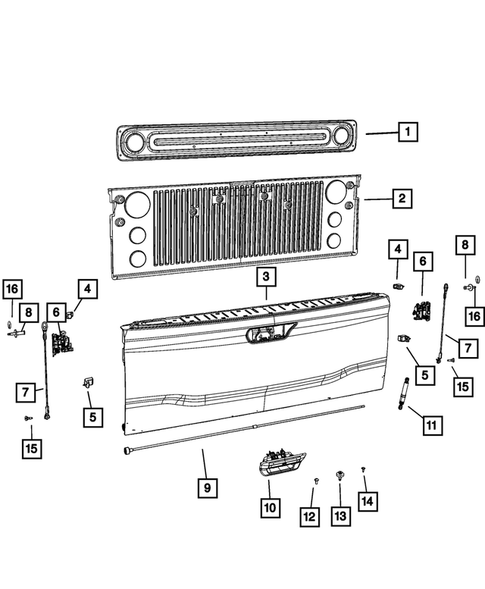 Pickup Box and Fuel Filler Door for 2024 Ram 2500 #3