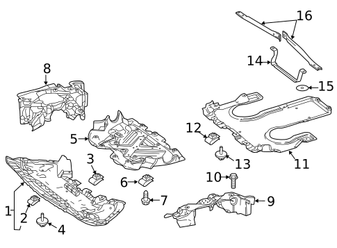 Splash Shields for 2021 Mercedes-Benz AMG GT 63 S #1