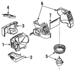 GJ2161130D - HVAC: Heater Assembly for Mazda: 626, MX-6 Image