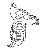 EPA Certified Catalytic Converter For Kia Optima 2.0L Turbo 2011-2015 – Rear, Direct Fit
