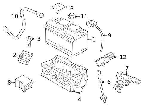 Battery & Related Components for 2021 Dodge Charger #0