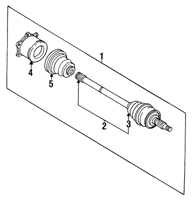 4234022090 - Suspension: Axle Assembly for Toyota Image