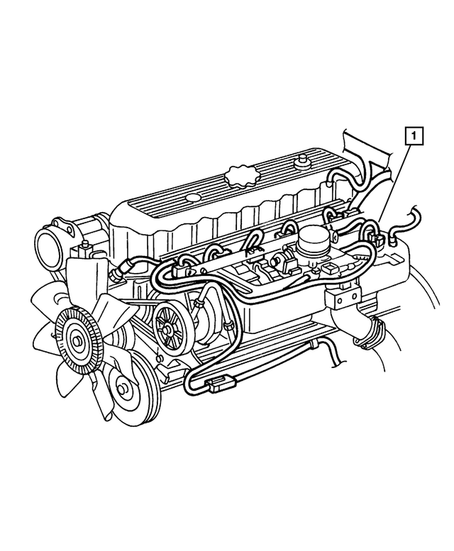 56044414AG - : Engine Wiring for Mopar Image