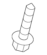 865793K000 - Body: Side Retainer Screw for Genesis: Electrified GV70, GV60, GV70, GV80, GV80 Coupe | Hyundai: Accent, Azera, Elantra, Elantra Coupe, Elantra GT, Elantra N, Equus, Genesis Coupe, Ioniq, Ioniq 5, Ioniq 6, Kona, Kona Electric, Kona N, Palisade, Santa Cruz, Santa Fe, Santa Fe Sport, Santa Fe XL, Sonata, Tucson, Veloster, Veloster N, Venue Image