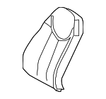 2309101316 - Body: Seat Back Pad for Mercedes-Benz Image