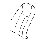 23091009477E79 - Body: Seat Back Cover for Mercedes-Benz Image