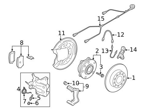 Brake Components for 2012 Audi A3 Quattro #0