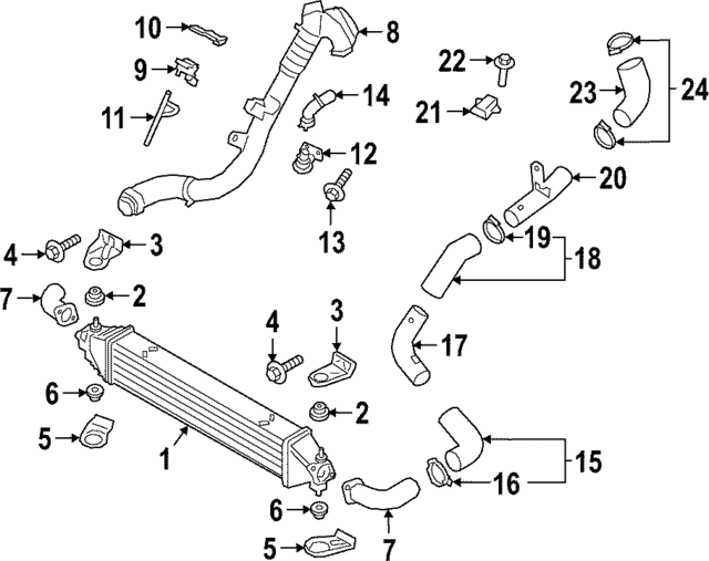 282722CTB8AS - : Inlet Hose for Hyundai Image