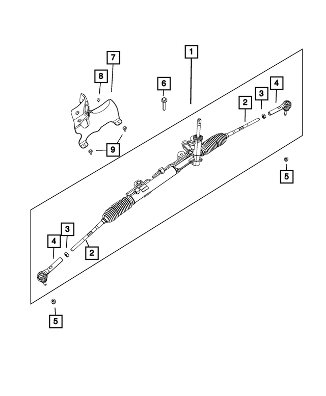 68065278AA - Steering: Heat Shield for Mopar Image