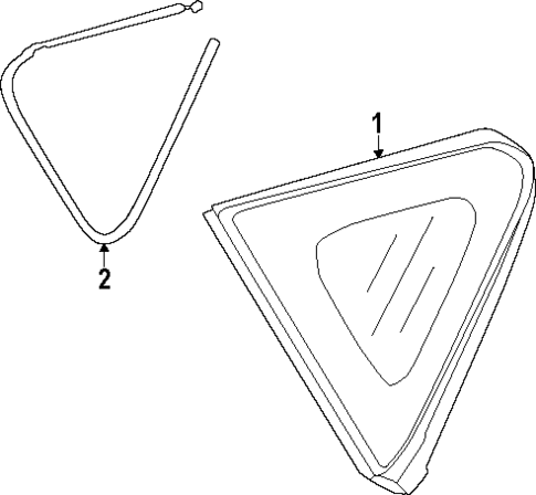 Glass & Hardware for 2025 Subaru Crosstrek #0